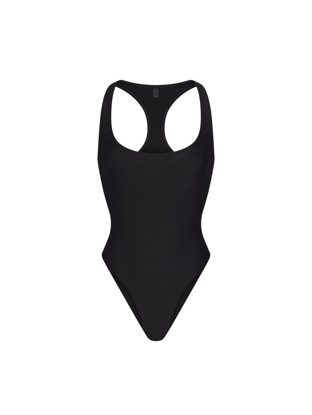 SKIMS Black Iconic Racerback One-Piece Swimsuit Size 2xl